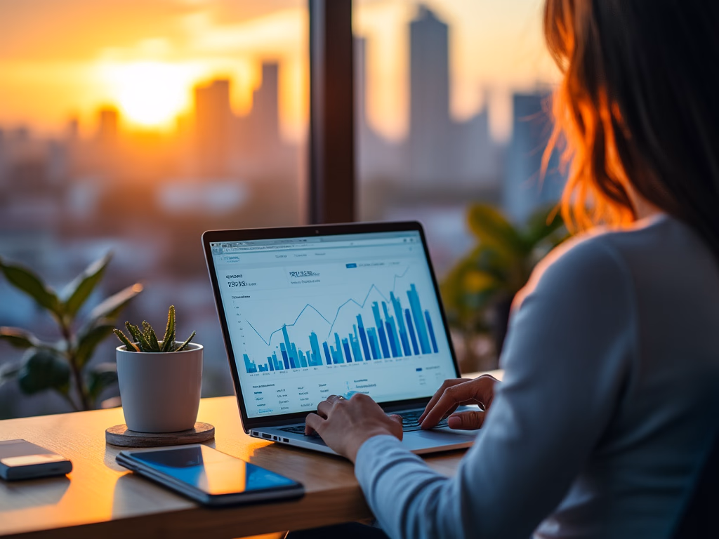 International entrepreneur reviewing multi-currency financial reports with professional accountant using QuickBooks Online